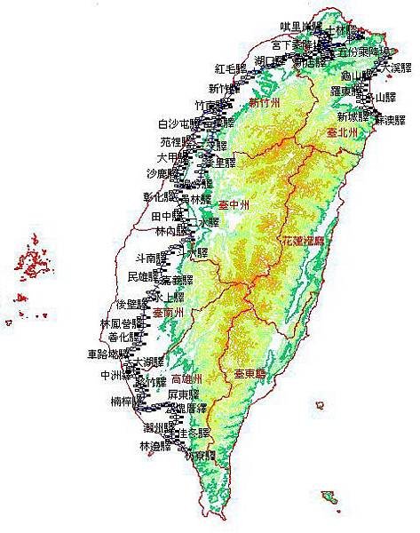 清代鐵路分布圖