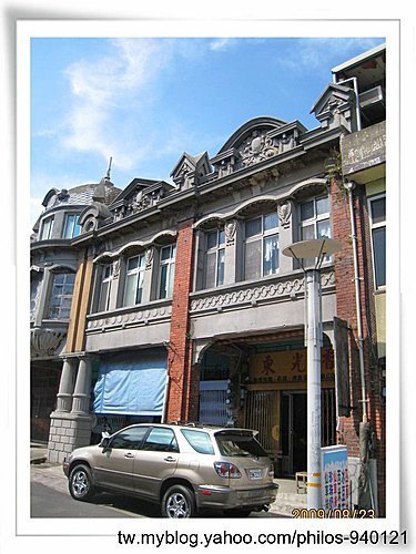 桃園楊梅富岡老街/拜占庭式窿頂、希臘三角山牆及羅馬對稱列柱/