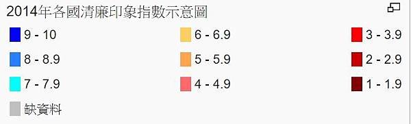 掏空葉素菲/清廉指數-貪汙-2023年 政府清廉度排名/清廉