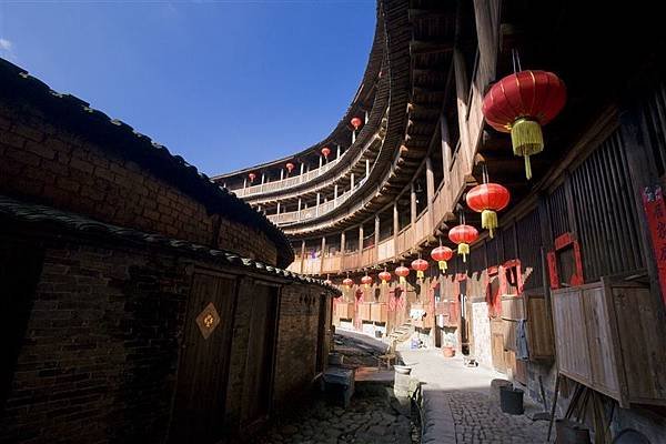 永定土樓/福建「圓樓之王」承啟樓/永定客家土樓/高北土樓群規