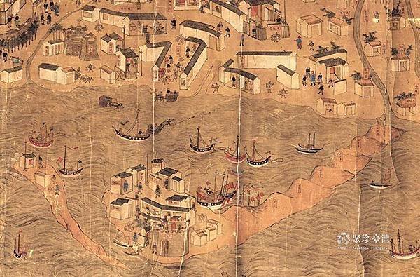 康熙臺北湖/1684~1722「台灣地里圖」《台灣地裡圖》約