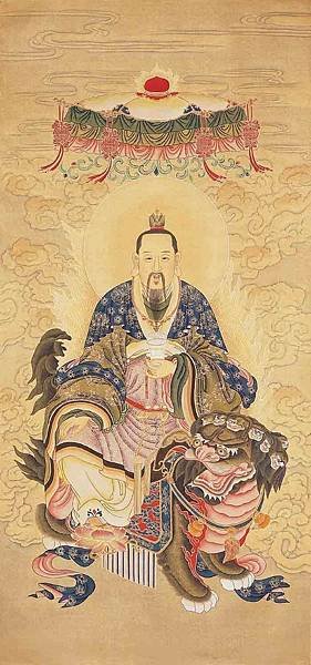 太一輪/東皇太一/元宵節漢武帝禮敬太一神/太乙救苦天尊駕著獅