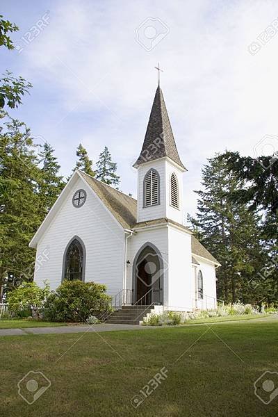 3195349-Center-Church-on-the-top-of-a-hill-on-Lopez-Island-San-Juan-Islands-Washington-Stock-Photo