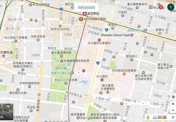 學校美術社/忠孝西路、中山北路口「學校美術社」前