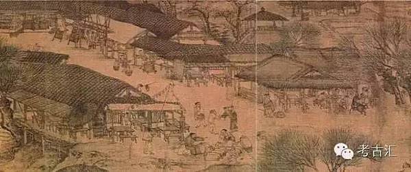 庖廚圖/庖廚情景是漢畫中常見的内容/漢墓畫像石《庖廚圖》，可