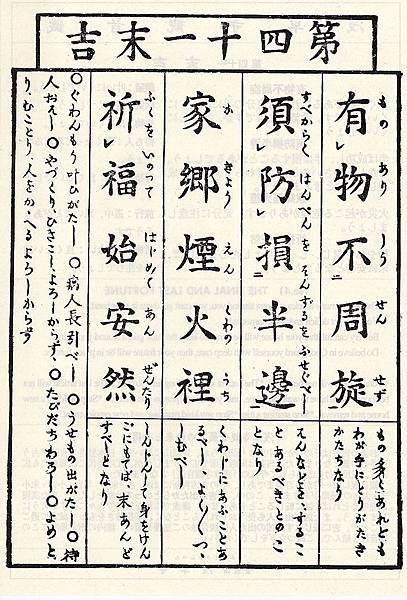 淺草金龍山觀音寺一百籤041a