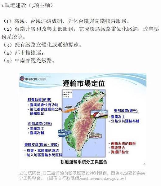 前瞻條例/前瞻基礎建設/臺灣市街電車夢/馬英九執政八年，透過