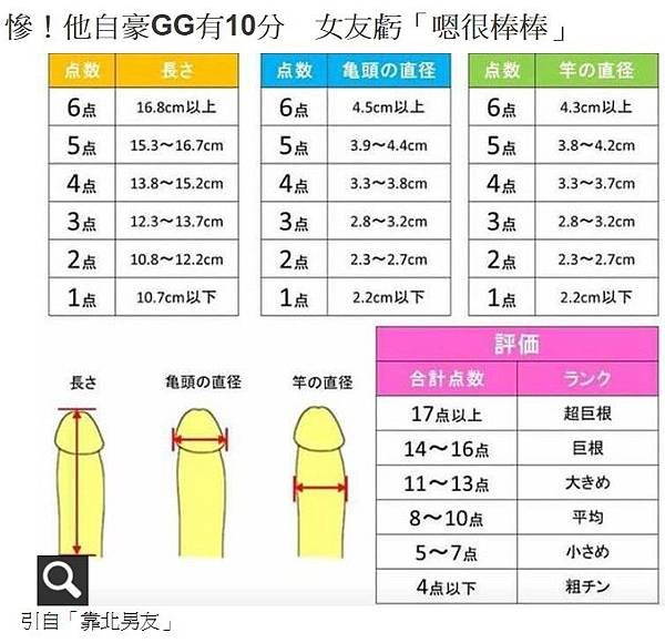 GG大小/台灣胸部地圖「平均胸部大小」/「胸部份量質數」比較