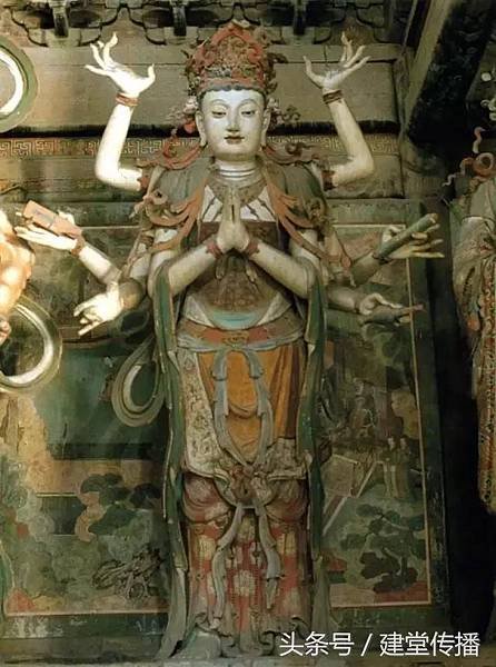 北京大慧寺明代1513年彩塑 二十八天神/1950年代為「2
