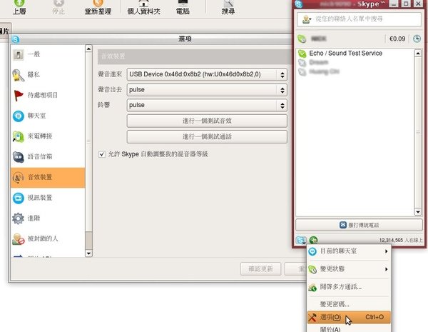 skype音效裝置