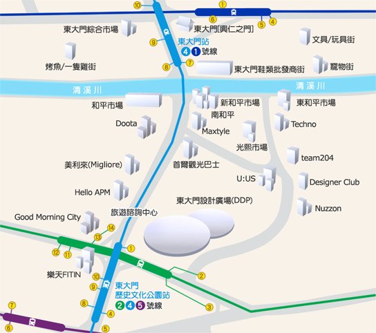 東大門MAP