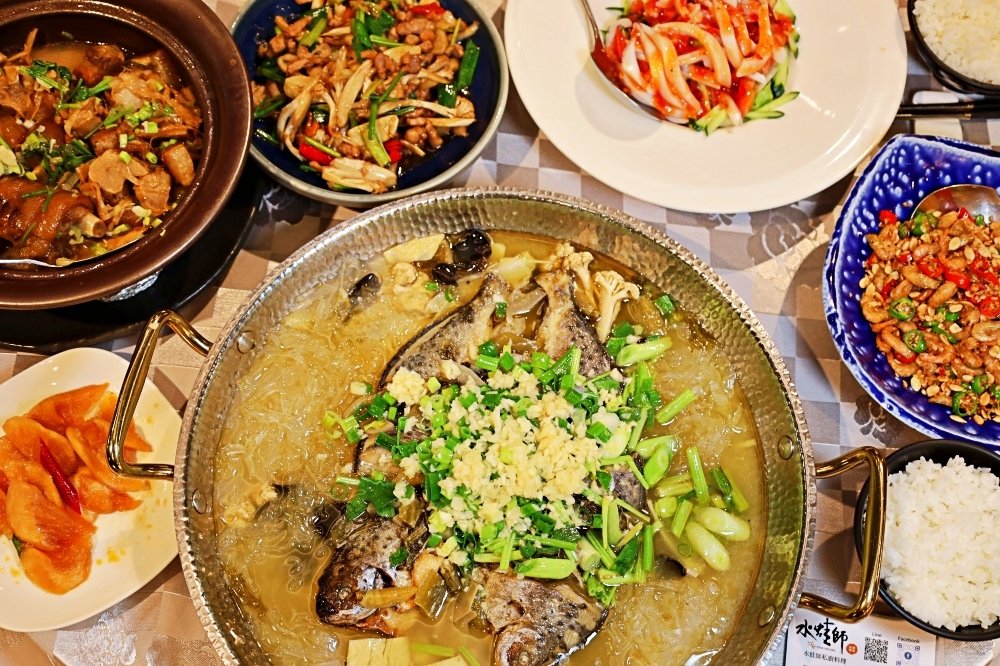 林口中式餐廳推薦 水蛙師私廚料理 奇真會館 必點人氣筍乾豬蹄