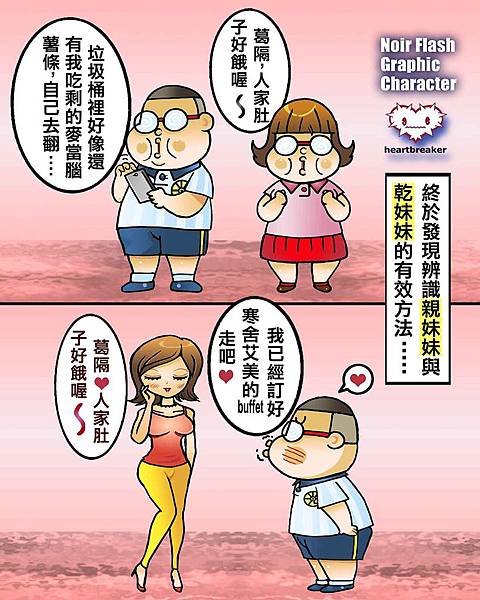 親妹妹與乾妹妹