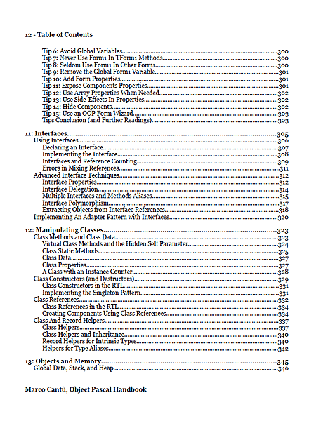 Object Pascal Handbook