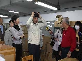 朱立倫參訪中小企業 承諾協助募集資金
