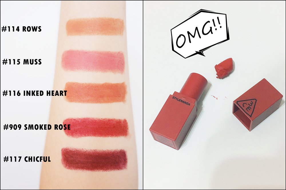 3CE MOOD RECIPE LIP COLOR MINI KIT