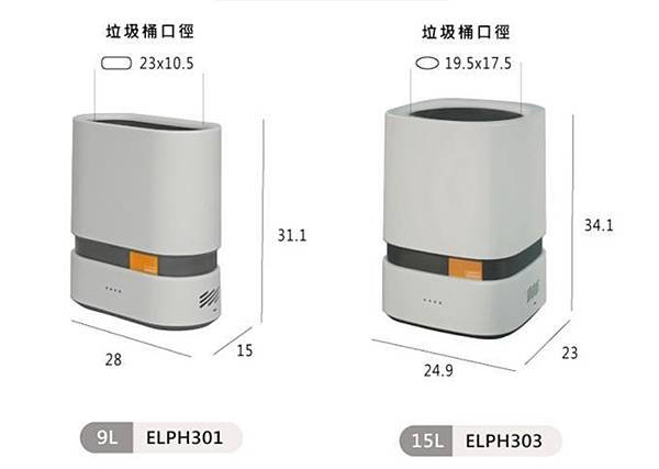 不再手扳垃圾桶，只要揮一揮或膝蓋靠近就自動開!美國ELPHE