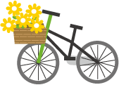 載花腳踏車.gif