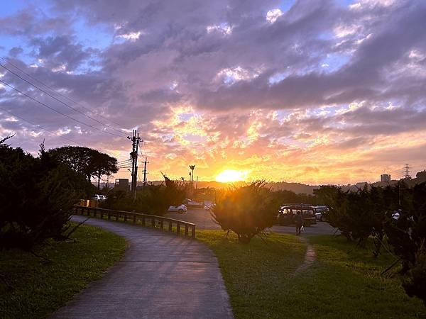 大溪區月眉人工濕地夕陽餘暉-113年11月22日大溪半日遊