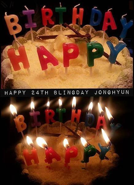 【0408】Happy Birthday To JongHyun ♥cr：KINGJONGHYUN