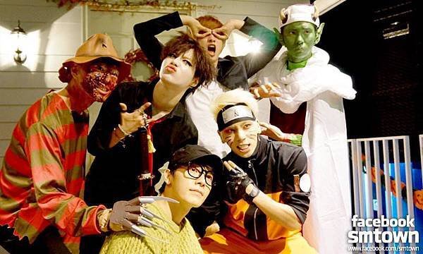 131029-SHINee @ SMTOWN Halloween Party 1