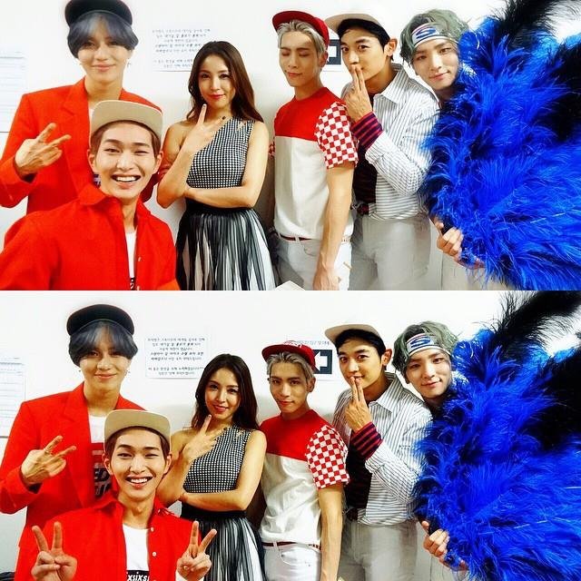 150522 Key Instagram 更新-boa and shinee !!