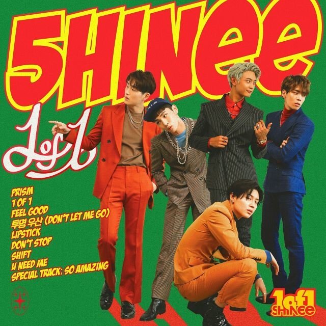 160928 SHINee《1 of 1》曲目表