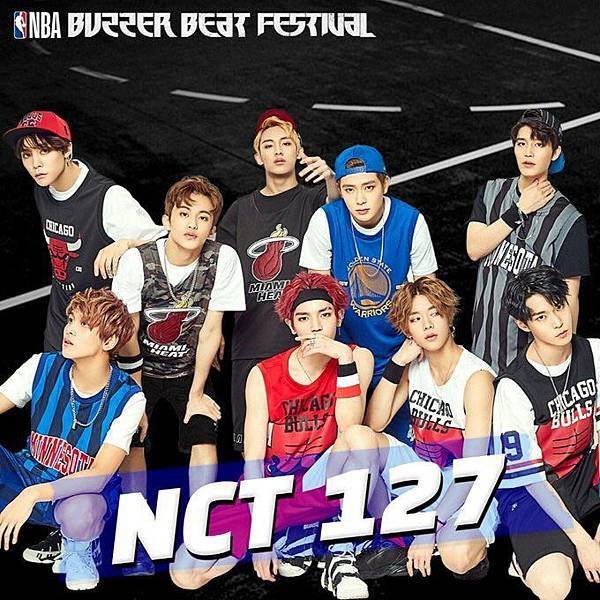 180521 [INFO] NCT127 will attend the NBA Buzzer Beat Festival on July 14, 2018.