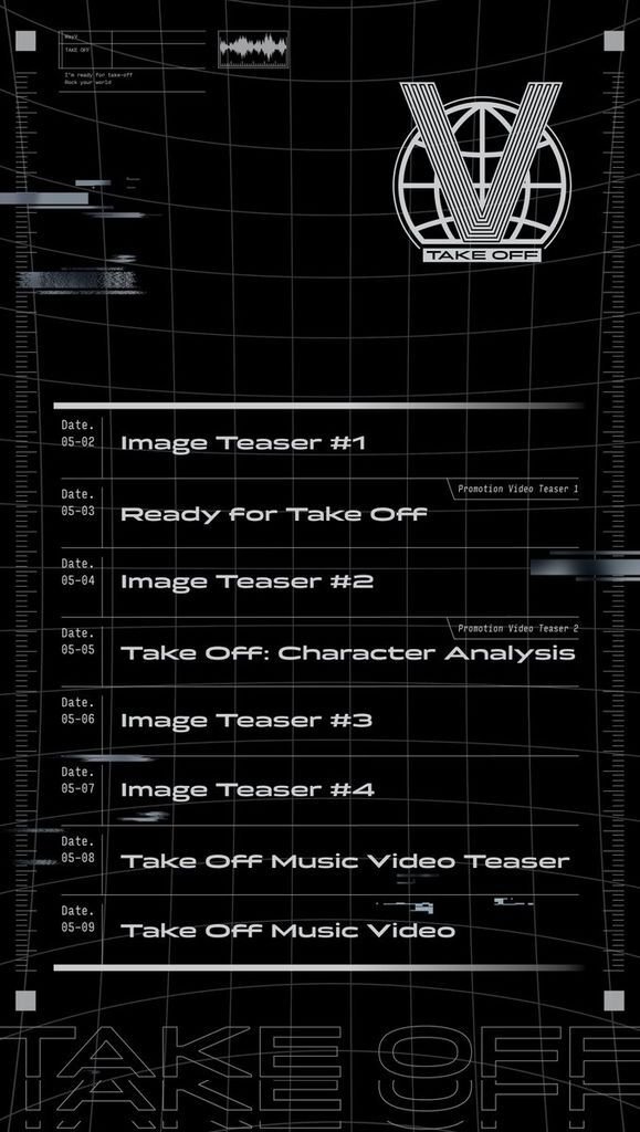 190501 WayV_’Take Off – The 1st Mini Album’_Teaser Calendar