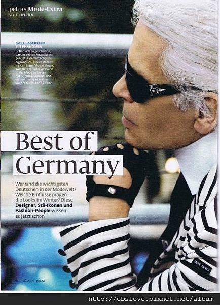 Karl Lagerfeld in Saint-James