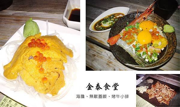 台北，金泰食堂，海膽、無敵蓋飯、烤牛小排，90分!