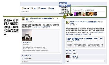 [圖五]粉絲可從朋友動態中，看到朋友