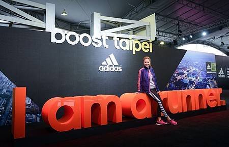 代言人Jolin以美力系隊長身分驚喜造訪adidas Running EXPO 跑步博覽會現場