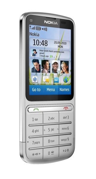 Nokia C3 Series 40手機價格合理 設計經典 採用不銹鋼金屬機身