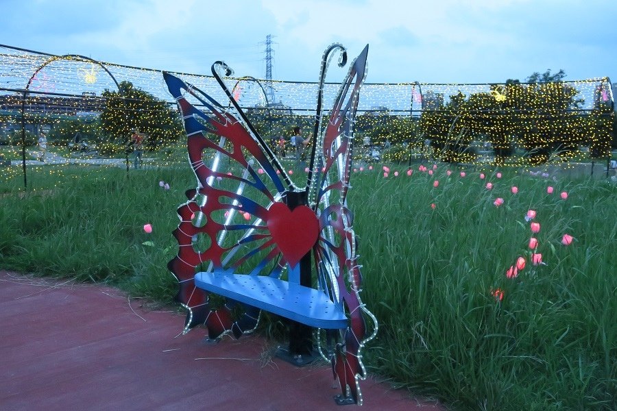 板橋蝴蝶公園風車花園