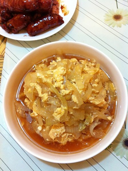 onion fried egg