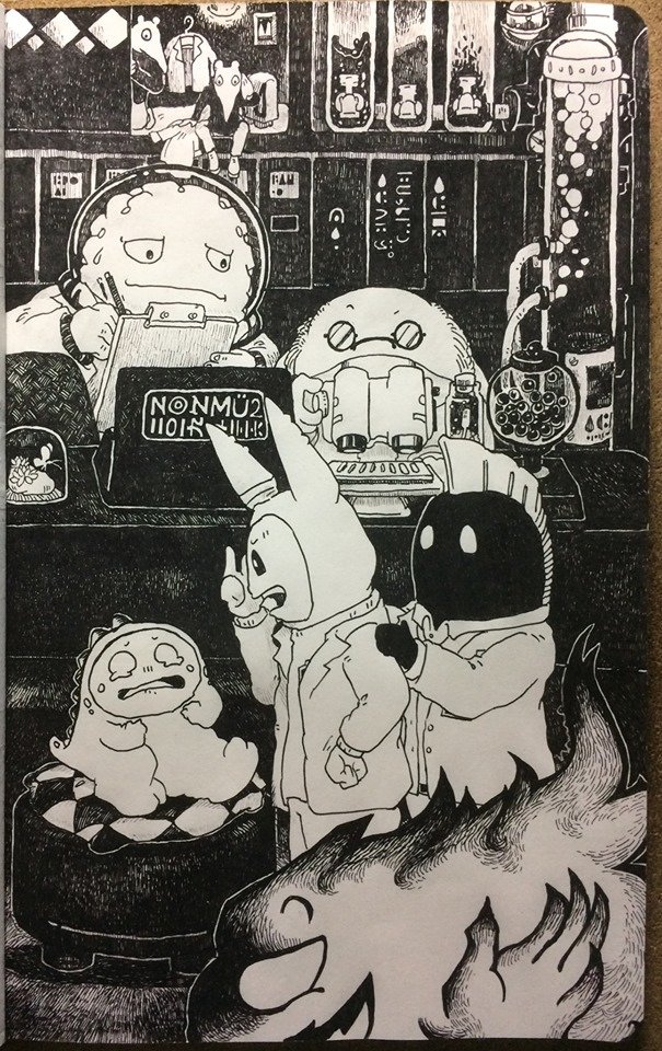 無鉛修作品_《刺刺安琪拉》第二季，其之十四_被罵啦。（無鉛修，無鉛筆稿、無修正液改。）