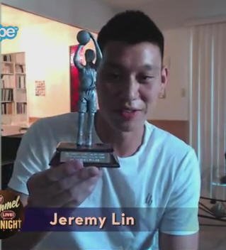 Jeremy Lin and Roy Hibbert in the JKL Skype Scavenger Hunt4