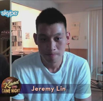 Jeremy Lin and Roy Hibbert in the JKL Skype Scavenger Hunt5