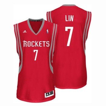 Jeremy Lin Adult Red Revolution 30 Replica Jersey 