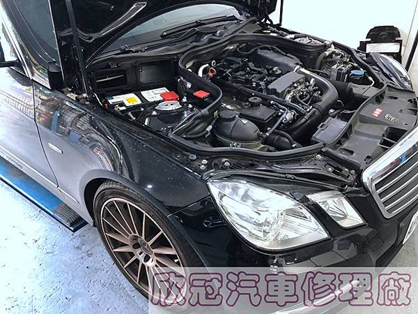 BENZ S212 E200 - 後避震器塌陷、後避震器氣囊