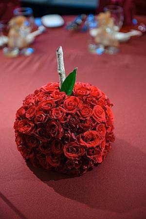 蘋果桌花