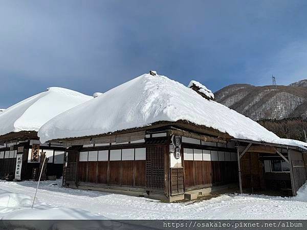 2019冬日本D7.3 大內宿 日本三大茅葺聚落 山形屋大蔥