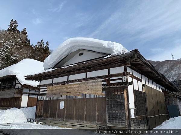 2019冬日本D7.3 大內宿 日本三大茅葺聚落 山形屋大蔥