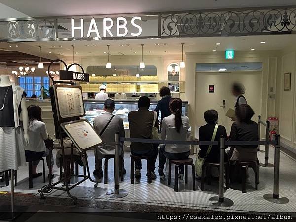 2015關西 HARBS 午間套餐 櫻花蝦香蒜義大利麵 巧克