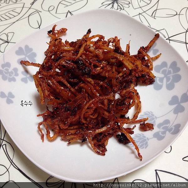 炒魷魚絲（오징어채볶음）2
