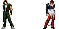 KOF97-草薙京VS八神庵-OP.gif