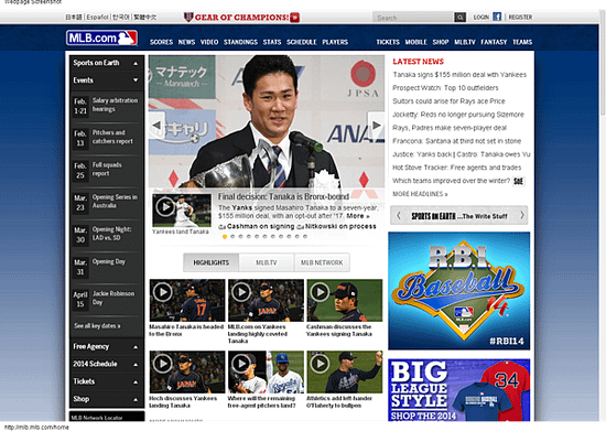 MLB.com  The Official Site of Major League Baseball