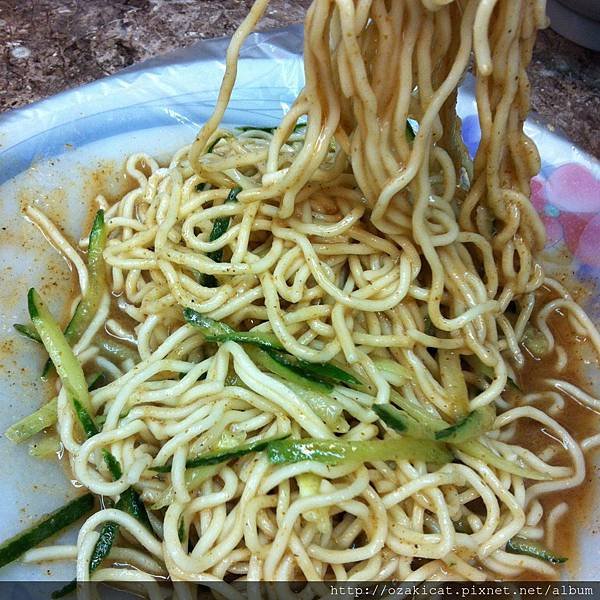 中和涼麵味噌湯