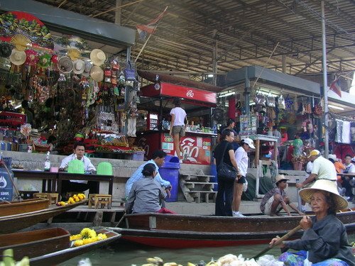 20050329泰國 賽寺(Wat Sai)水上市場 Floating Market 